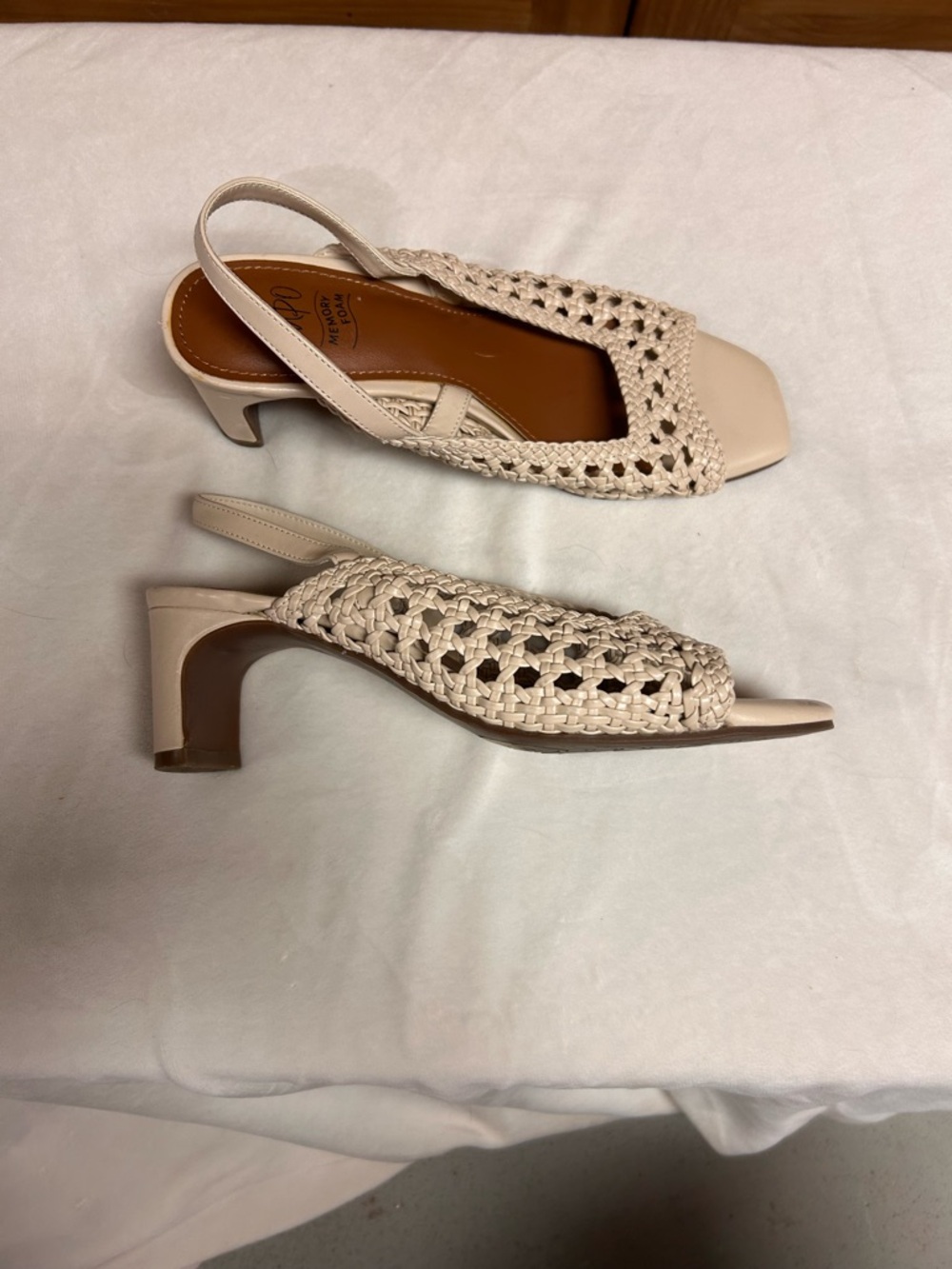 Impo Beige Everly Woven Slingback Sandals - Picture 6 of 7